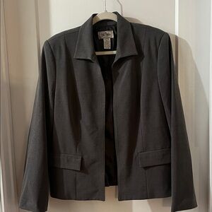 Bob Mackie Dark Gray Women's Blazer Jacket